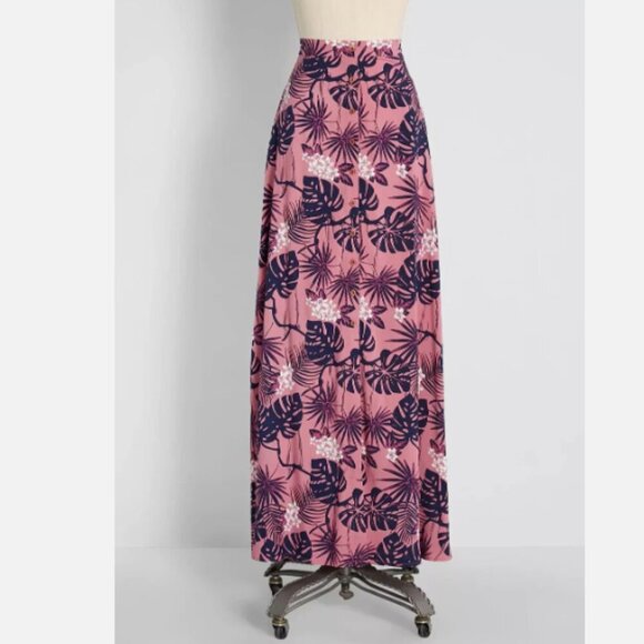ModCloth x Collectif Tropi-cool Locale Maxi Dress Size 16 - Picture 1 of 4